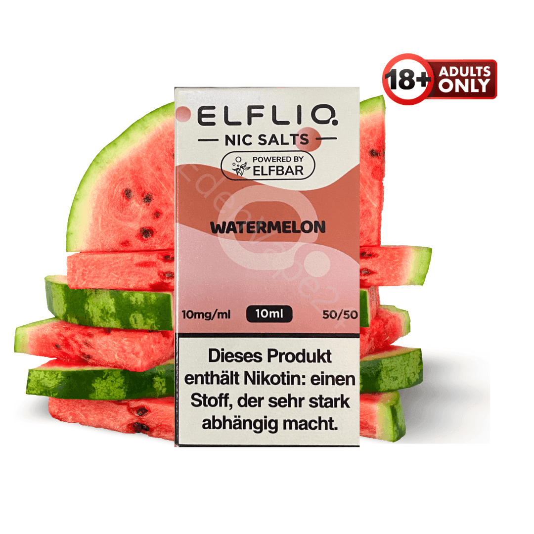 Elfbar Elfliq - Watermelon - 10mg Liquid - EdenVape24
